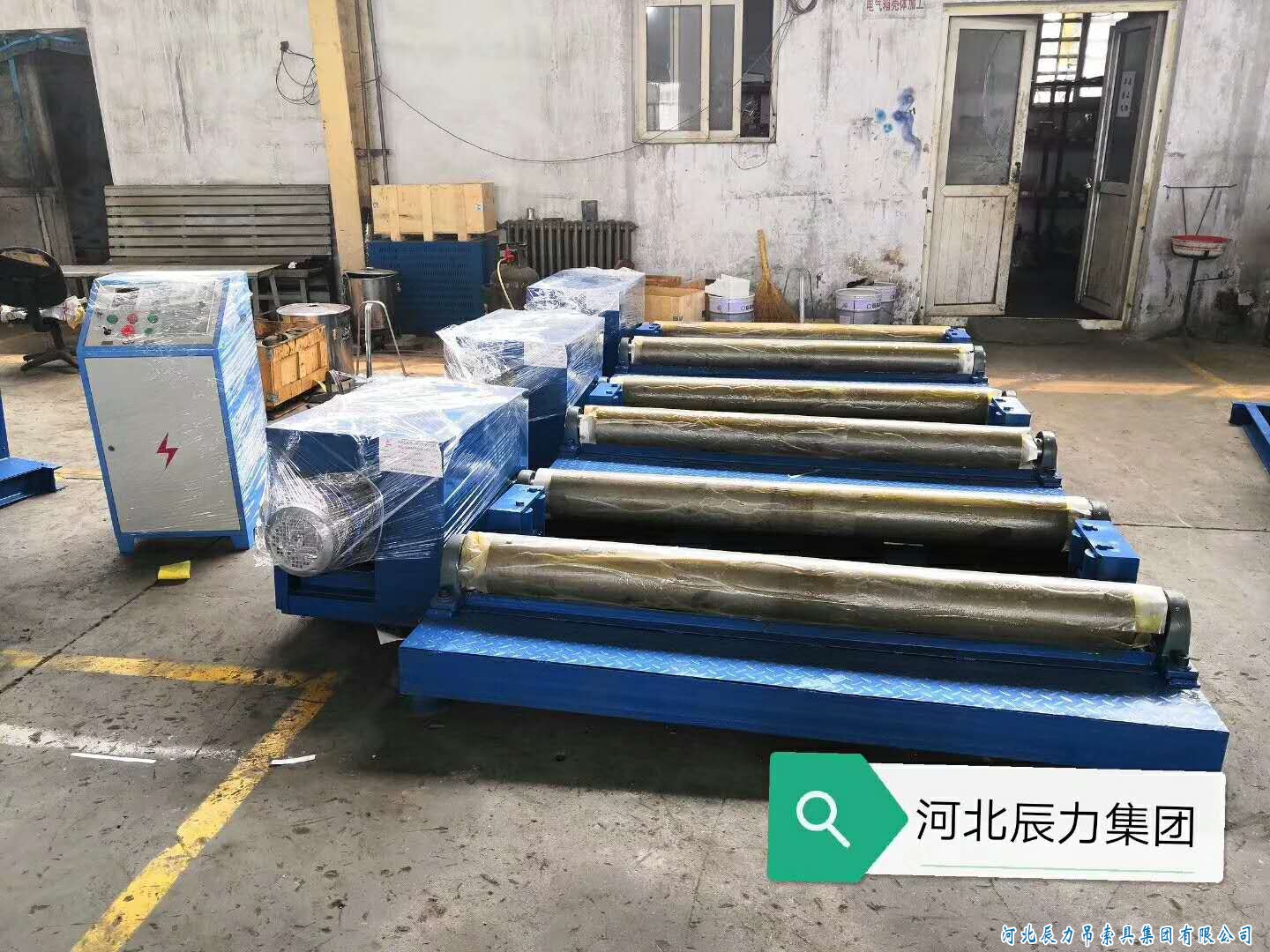 鋼絲繩纏放繩機器，鋼絲繩索具壓制機器，集體裝柜發(fā)貨